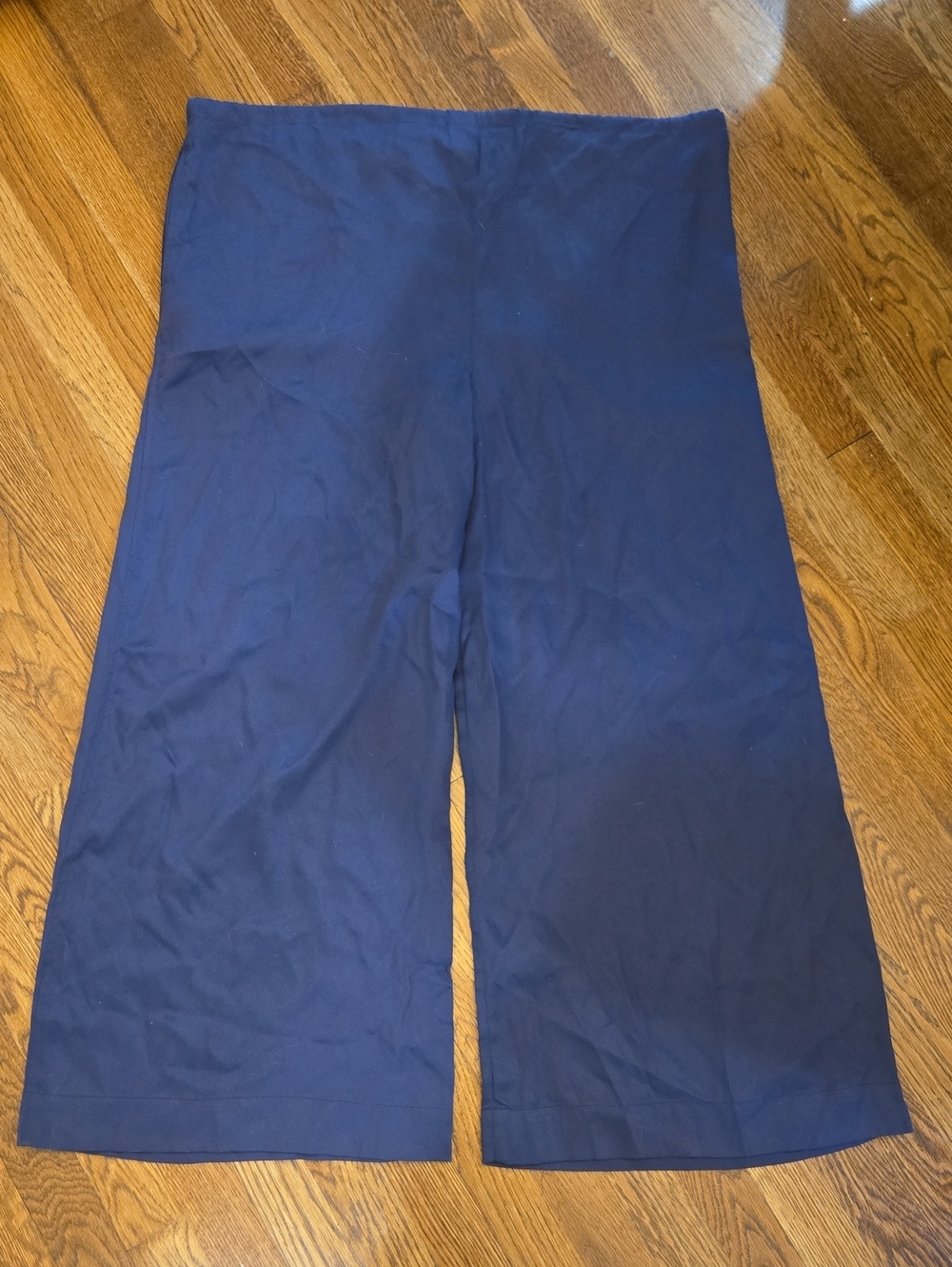 BONDI BORN Navy Wide-Leg Drawstring Lounge Pants Size XL - Picture 5 of 6